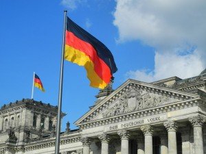 Private Investigator Germany , Reichstag in Berlin with German flag.